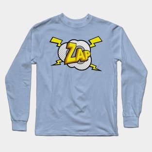 Comic Zap Onomatopoeia Lighning Long Sleeve T-Shirt